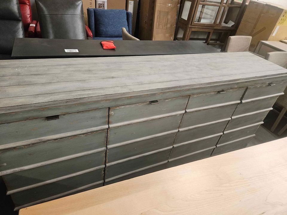 66111 Coast To Coast Furniture Four Door Four Drawer Credenza ( Retails $2000 ) - Image 6