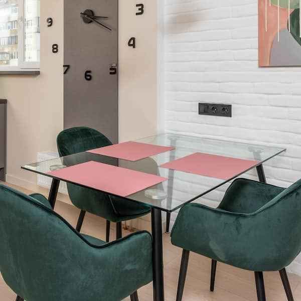 36 in. x 48 in. Clear Rectangle Glass Table Top 3/8 in. Thick Pencil Polish Tempered Touch Corners - Image 6