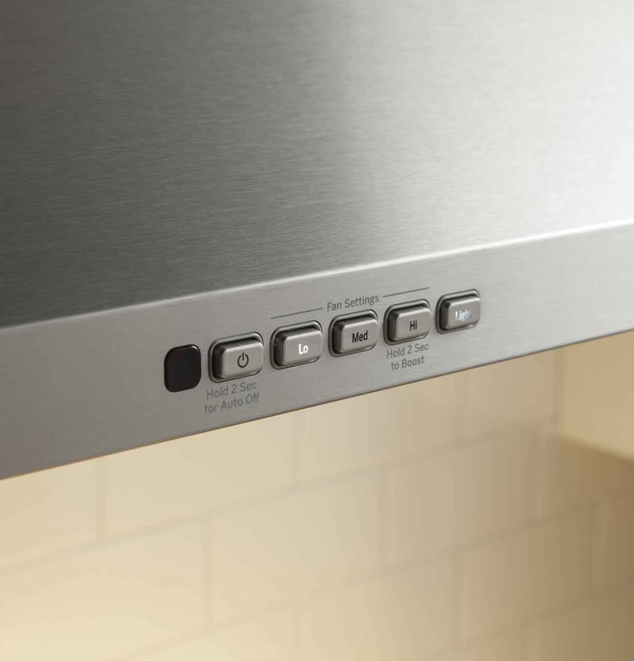 GE 30 in. Convertible Wall-Mount Range Hood with Light in Stainless Steel - Image 3