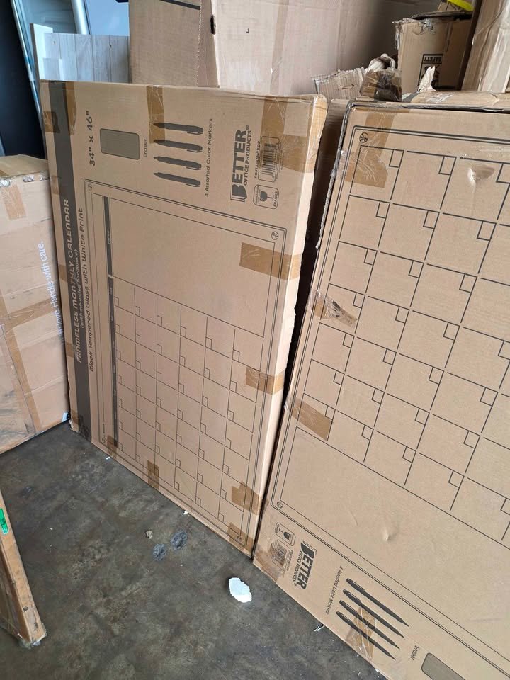 Real Glass Dry Erase Monthly Calendar, Giant Size 34 x 46, Tempered Glass Surface, Frameless Wall - Image 8