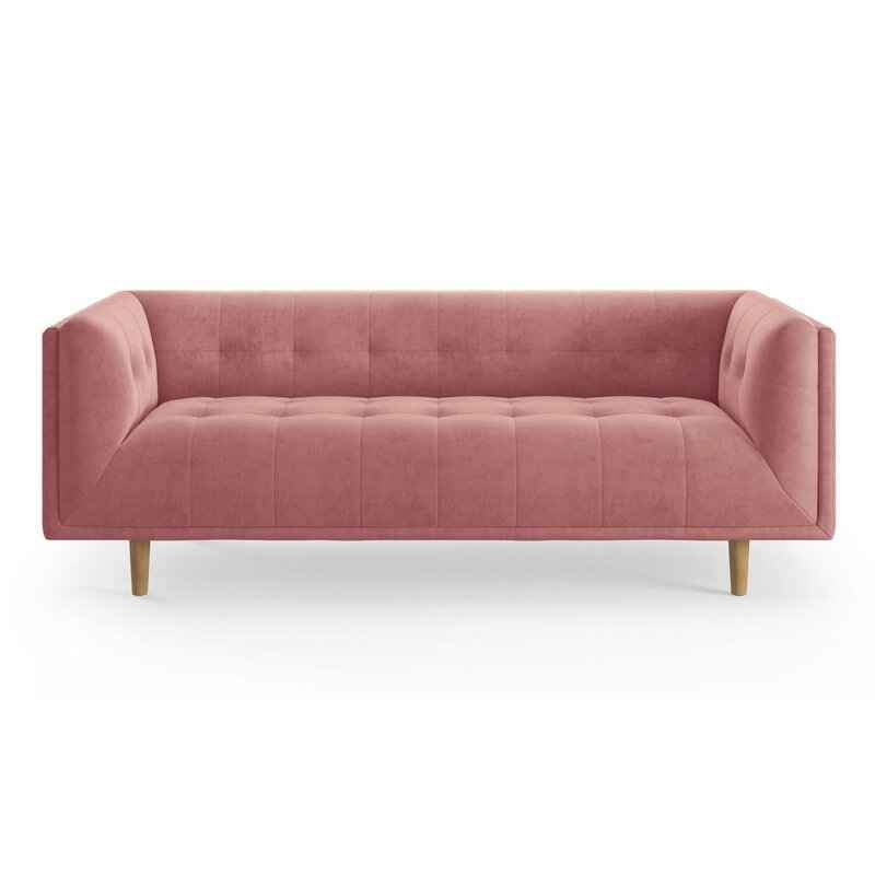Aeon Cecily Sofa Blush Velvet. ( AETH73-Blush )