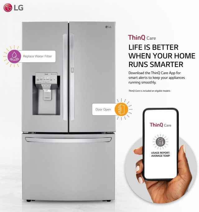 30 cu. ft. Smart wi-fi Enabled Door-in-Door Refrigerator with Craft Ice Maker