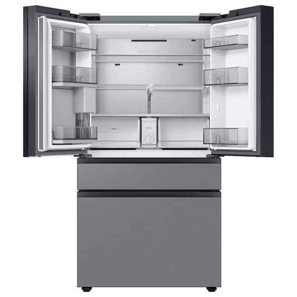 Bespoke 4-Door French Door Refrigerator (29 cu. ft.) with Beverage Center in Stainless Steel - Image 3