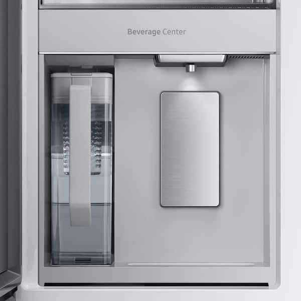 Bespoke 4-Door French Door Refrigerator (29 cu. ft.) with Beverage Center in Stainless Steel - Image 7