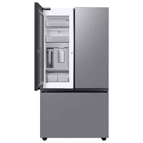 Bespoke 30 cu. ft. 3-Door French Door Smart Refrigerator with Beverage Center in Stainless Steel, St - Image 5