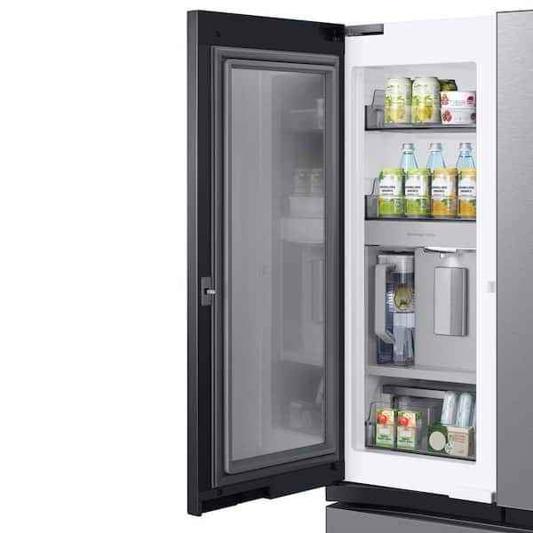 Bespoke 30 cu. ft. 3-Door French Door Smart Refrigerator with Beverage Center in Stainless Steel, St - Image 6