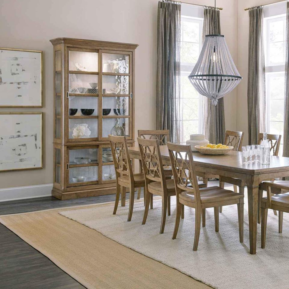 Montebello Sliding Door Display Cabinet by Hooker Furniture - Image 4