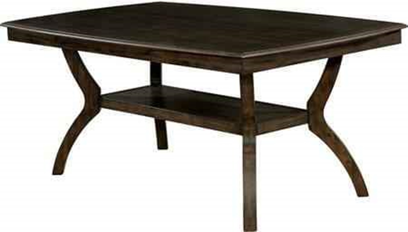 Holly in Satin Walnut Dining Table