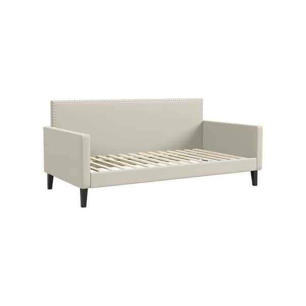 Palaksh Upholstered Twin Daybed with Nailhead Trim - Image 2