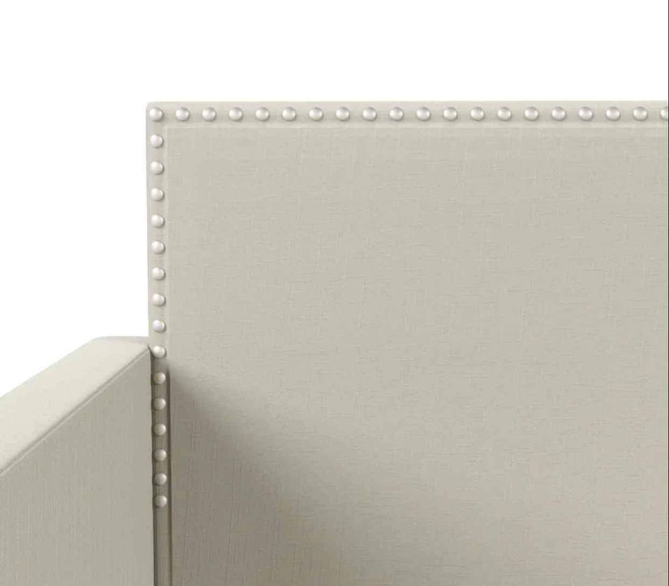 Palaksh Upholstered Twin Daybed with Nailhead Trim - Image 7