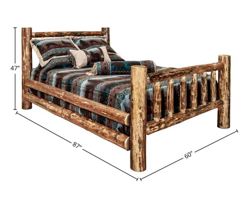 Montana Collection Pine Bed ( Cal King ) - Image 4