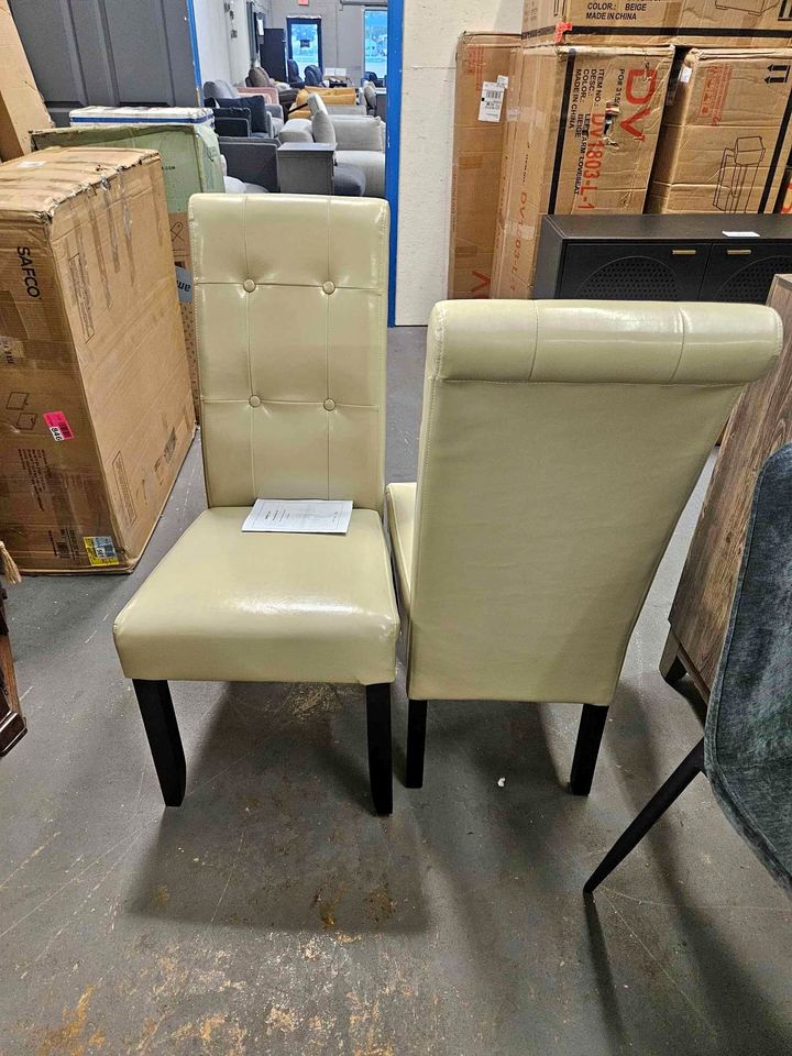 Simpli Home Cosmopolitan Deluxe Tufted Parson Chair 2-piece Set - Image 2