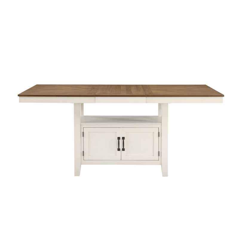 Hyland Milk And Honey Extendable Counter Height Dining Table - Image 2