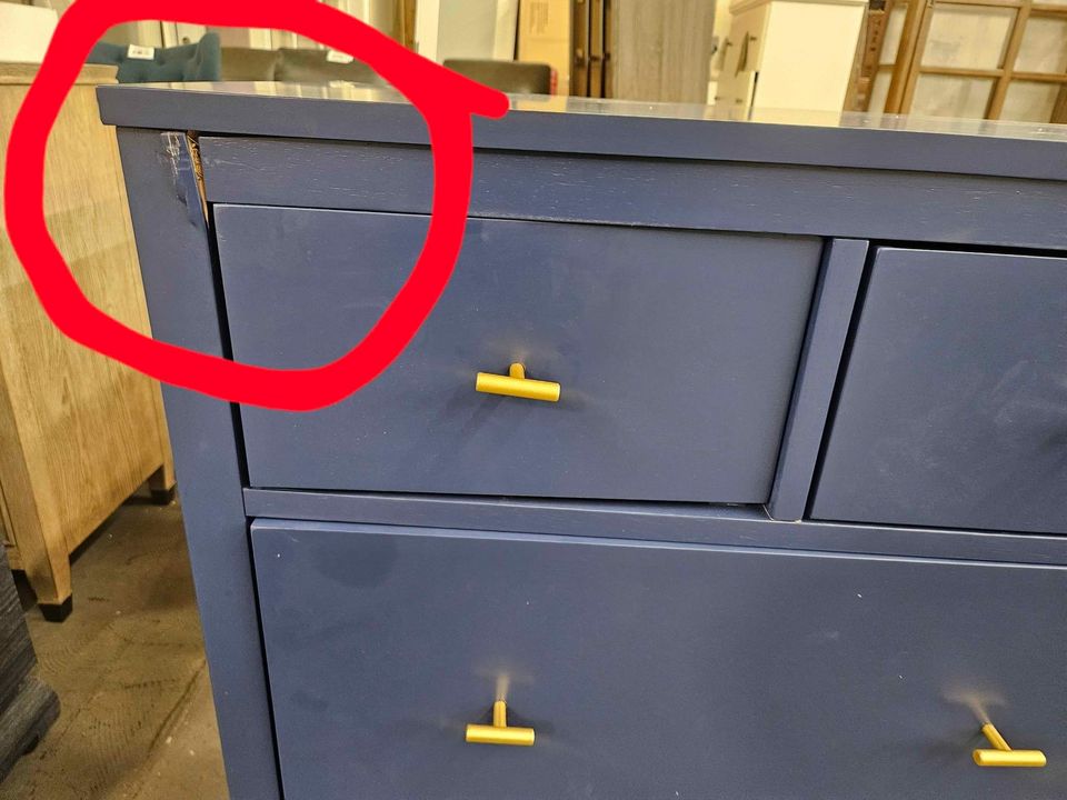 Renee 8- Drawer Dresser Twilight Blue - Image 8