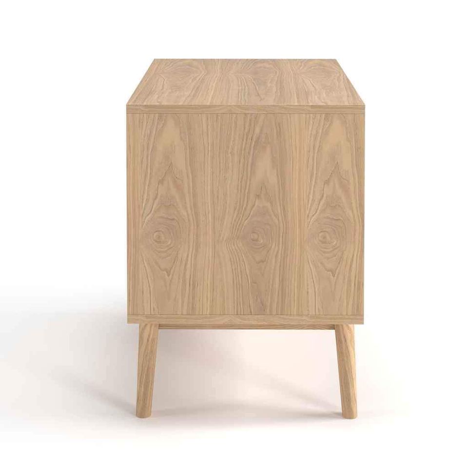 Clara 2-Drawer Nightstand In White Wash - Image 3