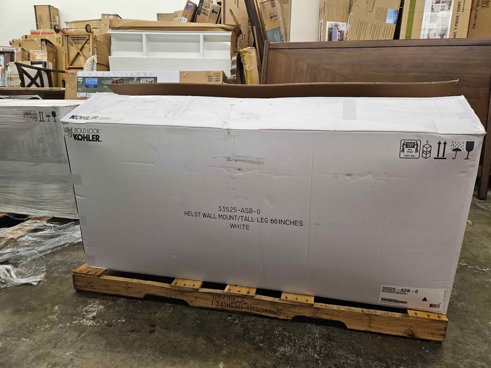 Helst 60" bathroom vanity cabinet with sinks and quartz top - Image 6