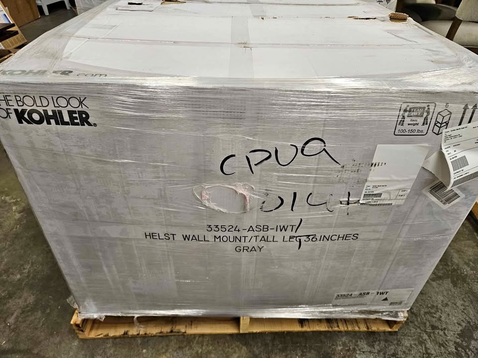 Helst 36" Single Sink Open Base Bath Vanity in Mohair Grey with Quartz Top - Image 4