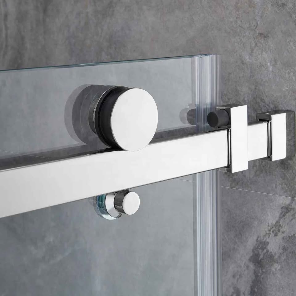 OVE Decors Kelsey Tempered Glass Shower Door. 72" W x 76" H. ( Chrome ) - Image 4