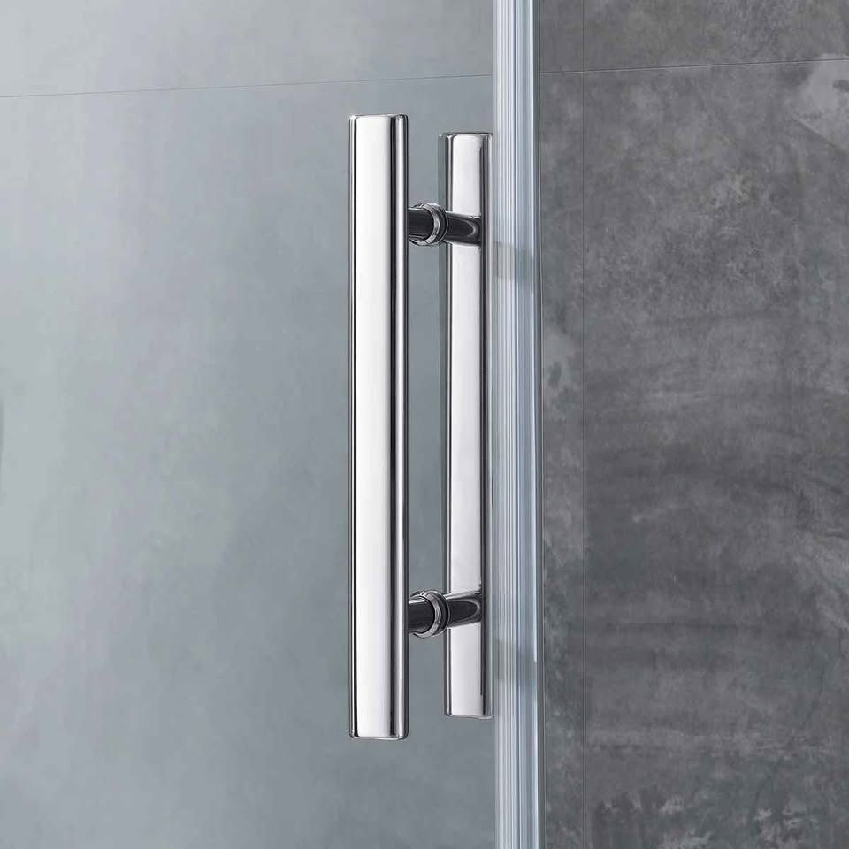 OVE Decors Kelsey Tempered Glass Shower Door. 72" W x 76" H. ( Chrome ) - Image 5
