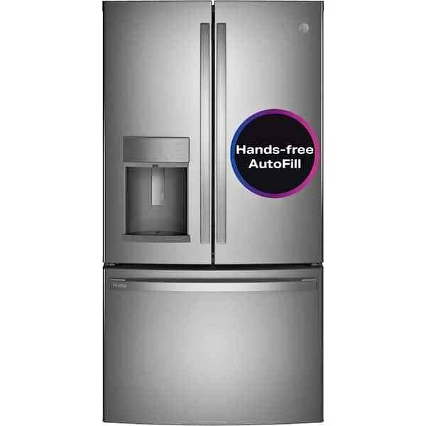GE ENERGY STAR 22.1 Cu. Ft. Counter-Depth Fingerprint Resistant French-Door Refrigerator