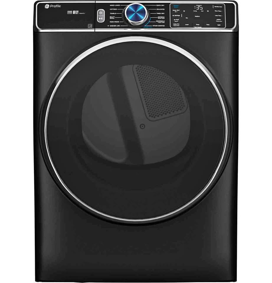 GE Profile ENERGY STAR 7.8 cu. ft. Capacity Smart Front Load Electric Dryer with Steam and Sanitize