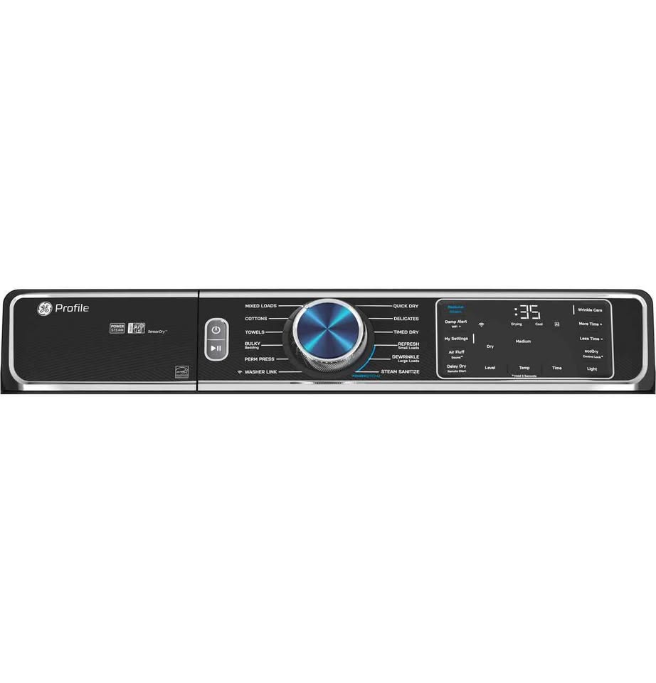 GE Profile ENERGY STAR 7.8 cu. ft. Capacity Smart Front Load Electric Dryer with Steam and Sanitize - Image 4