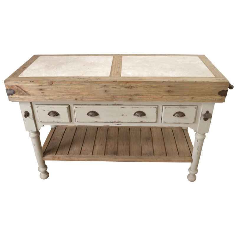 Nella Marble Top Kitchen Island - Image 3