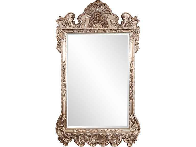 Marquette 84 X 48 inch Champagne Silver Wall Mirror by Howard Elliott Collection - Image 2