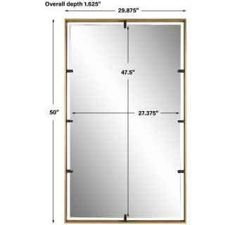 Uttermost Egon 29-7/8" W x 50" H Rectangular Framed Bathroom Wall Mirror - Image 6