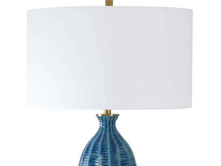 Uttermost Table and Floor Lamps Bixby Blue Table Lamp 30377-1 at Anna's Home Furnishings - Image 5