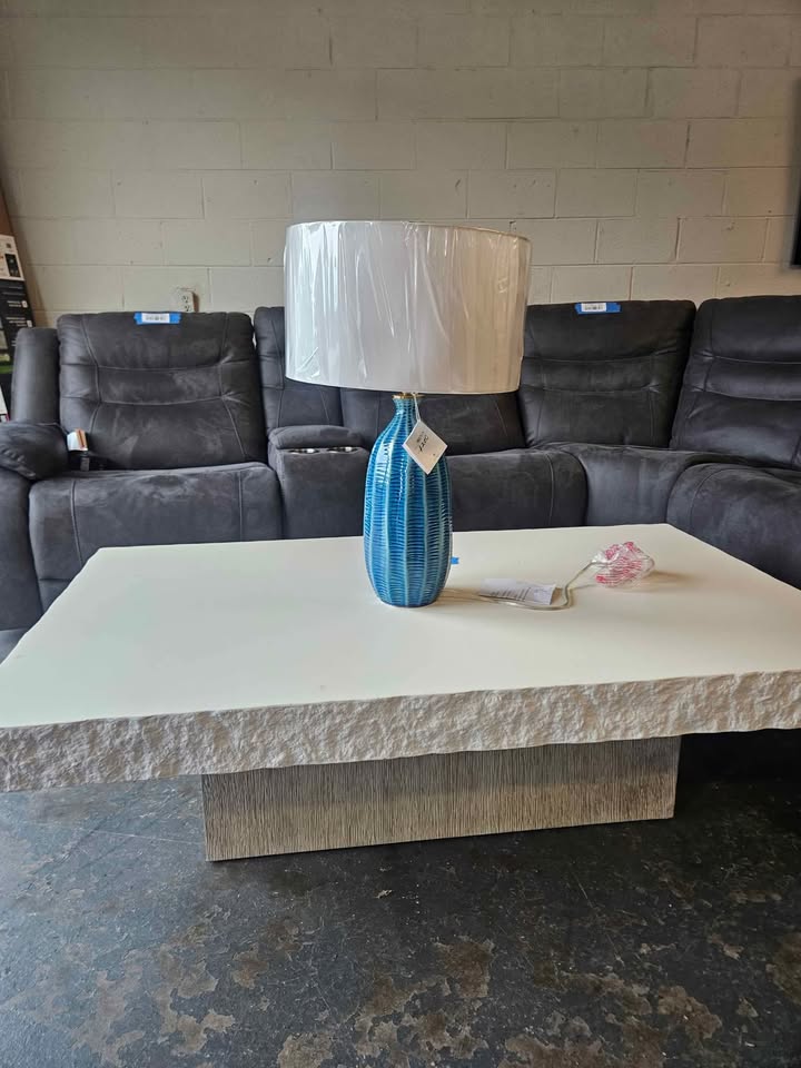 Uttermost Table and Floor Lamps Bixby Blue Table Lamp 30377-1 at Anna's Home Furnishings - Image 8