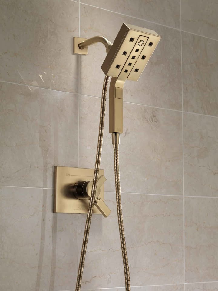 Shower Arm • Champagne Bronze - Image 2