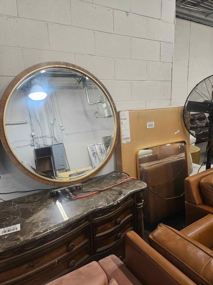 Paradise Round Mirror By Uttermost - Image 6