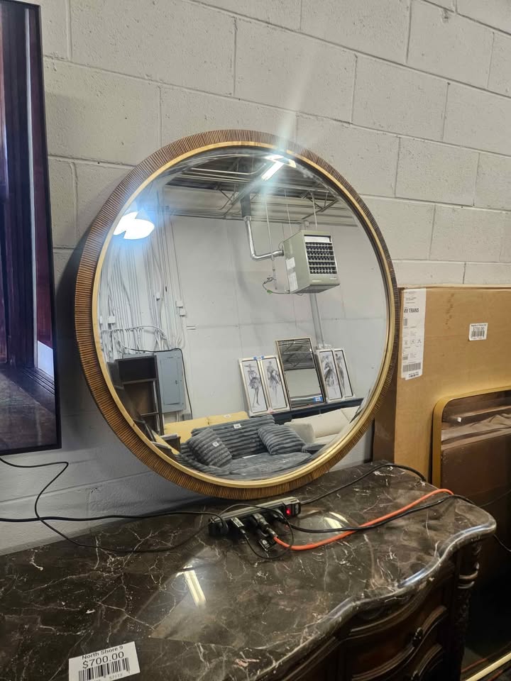 Paradise Round Mirror By Uttermost - Image 7