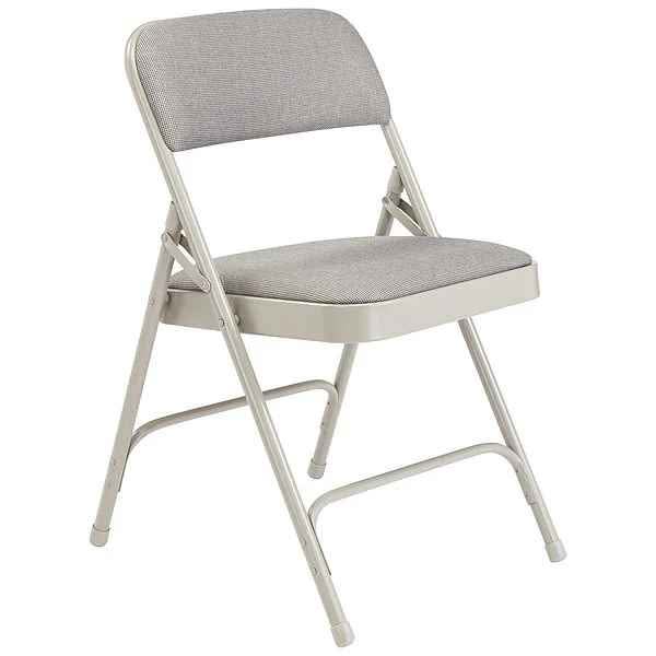 National Public Seating Folding Chair, Gray, 18-3/4 In., PK4 - Image 2