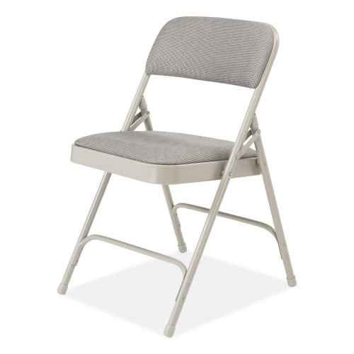 National Public Seating Folding Chair, Gray, 18-3/4 In., PK4 - Image 3
