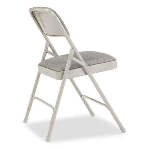National Public Seating Folding Chair, Gray, 18-3/4 In., PK4 - Image 4