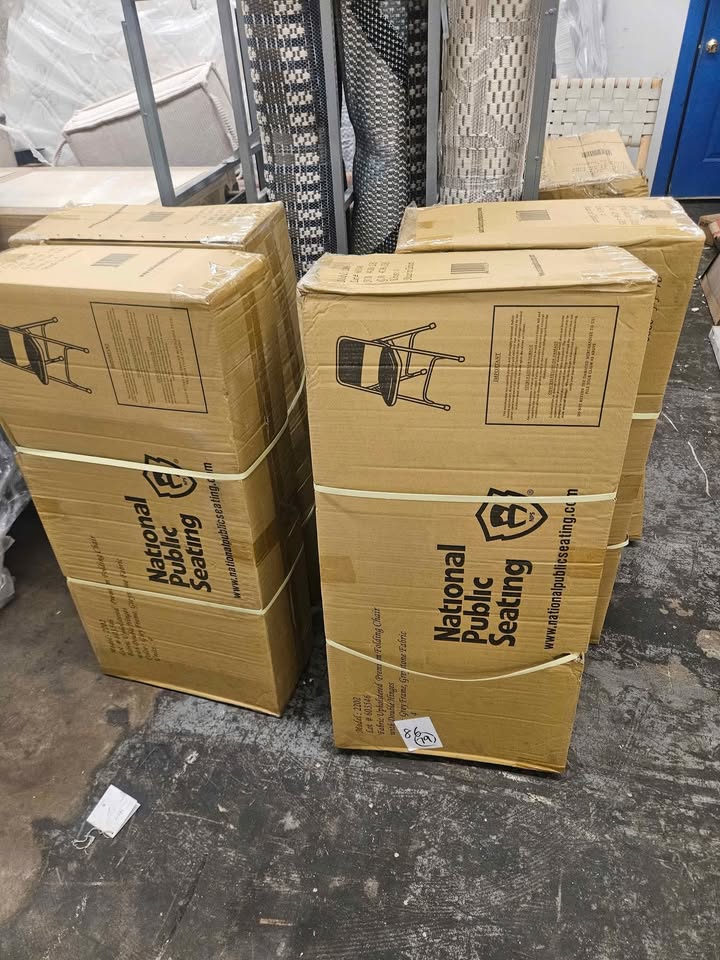 National Public Seating Folding Chair, Gray, 18-3/4 In., PK4 - Image 5