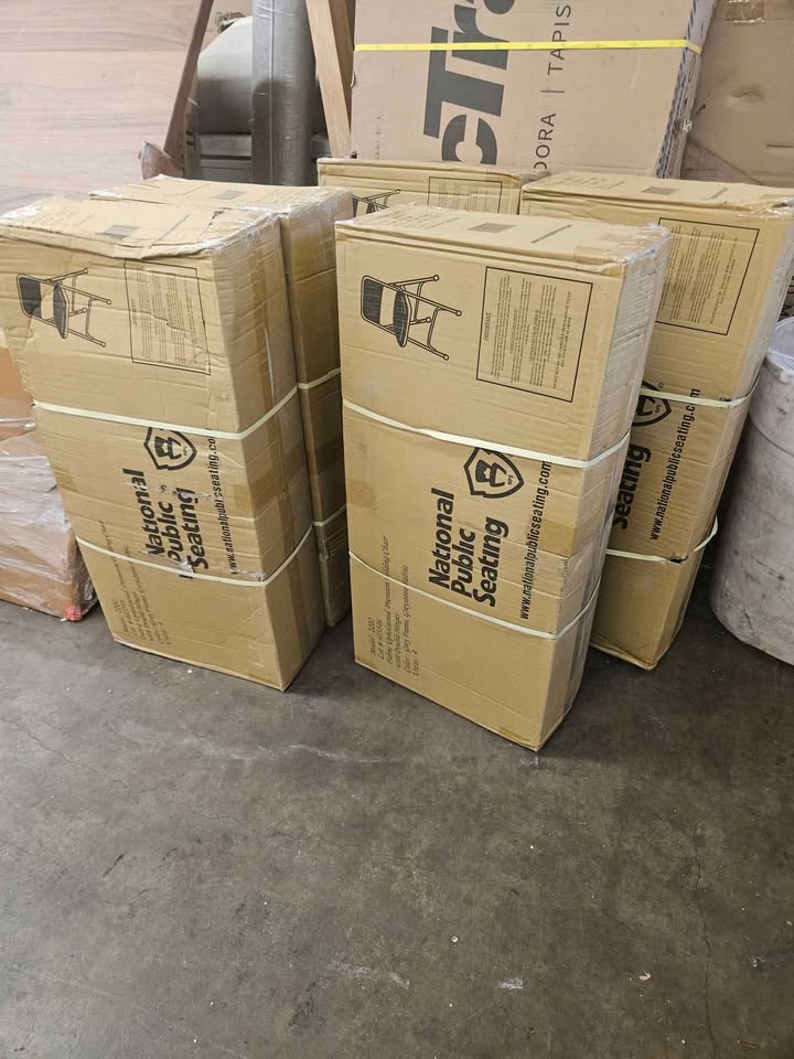 National Public Seating Folding Chair, Gray, 18-3/4 In., PK4 - Image 7