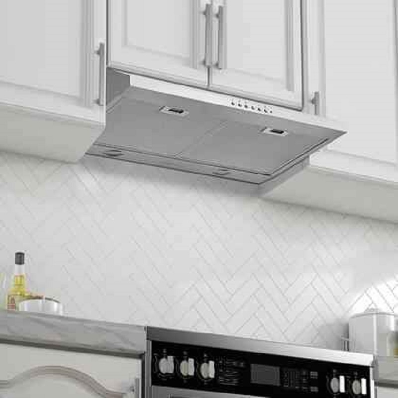 Ancona 30 in Stainless Steel Ducted Under-Cabinet Range Hood with Night Light feature, 420 Max CFM - Image 6