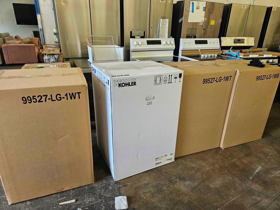 KOHLER Poplin 24 in. Bath Vanity Cabinet Only in Claret Suede and Mohair Grey - Image 7