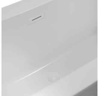 Miseno 70" Free Standing Acrylic Soaking Tub with Reversible Drain - Image 2