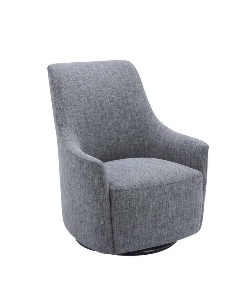 Rivet Contemporary High-Back Upholstered Swivel Accent Chair, 31.1" - Image 8