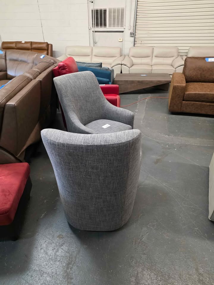 Rivet Contemporary High-Back Upholstered Swivel Accent Chair, 31.1" - Image 9