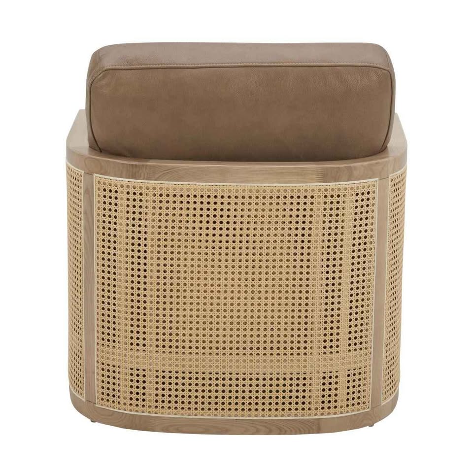 Harley Leather Swivel Accent Chair - Image 4