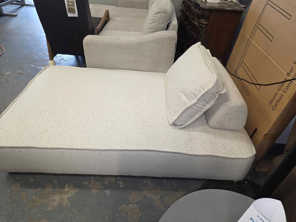 Mirri Outdoor Chaise In Textured Greige ( Retails $2000.00 ) - Image 10