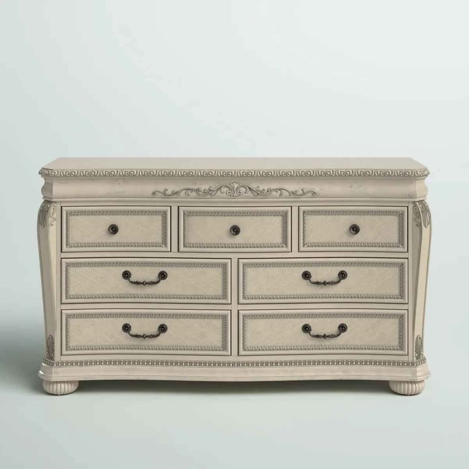 Aguon Kids 7 - Drawer Dresser ( Seashell ) - Image 2