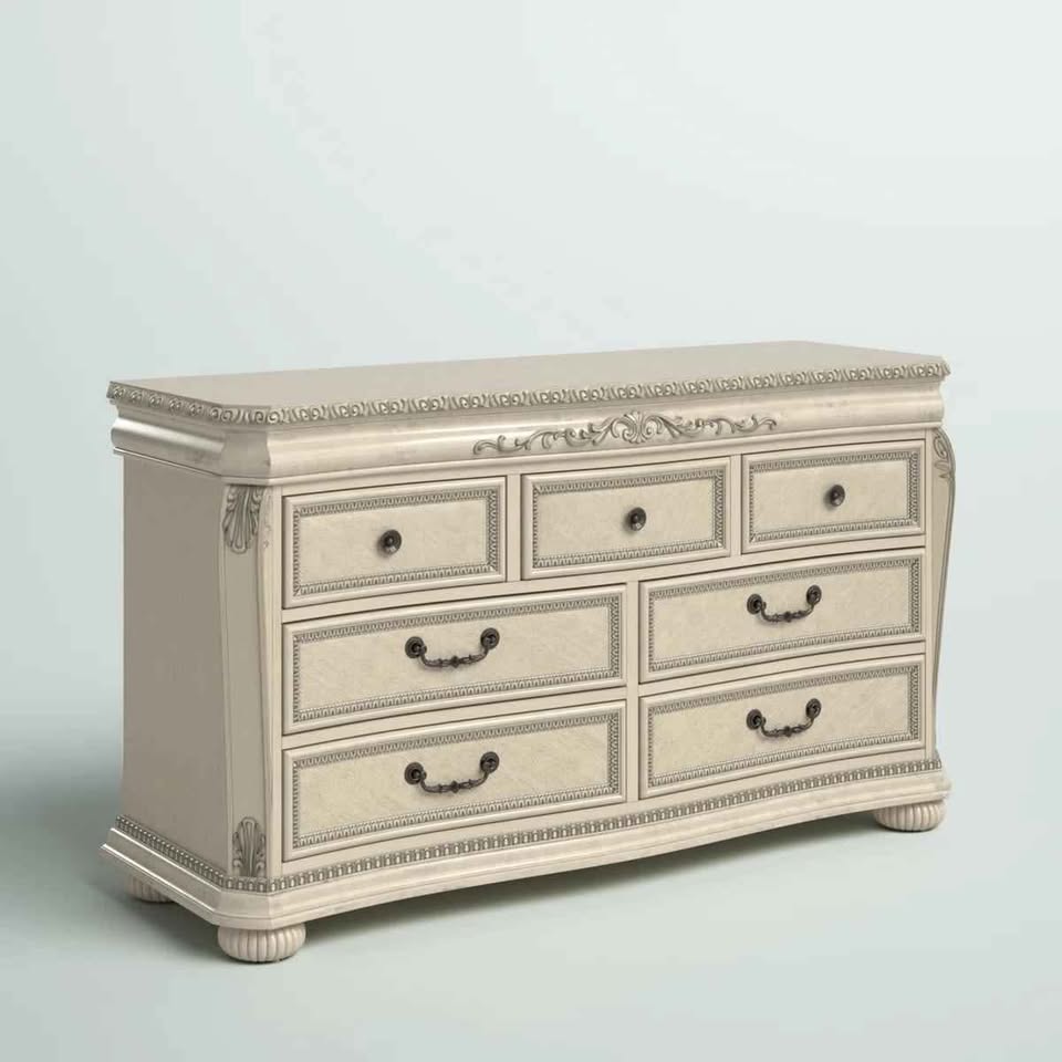 Aguon Kids 7 - Drawer Dresser ( Seashell ) - Image 3
