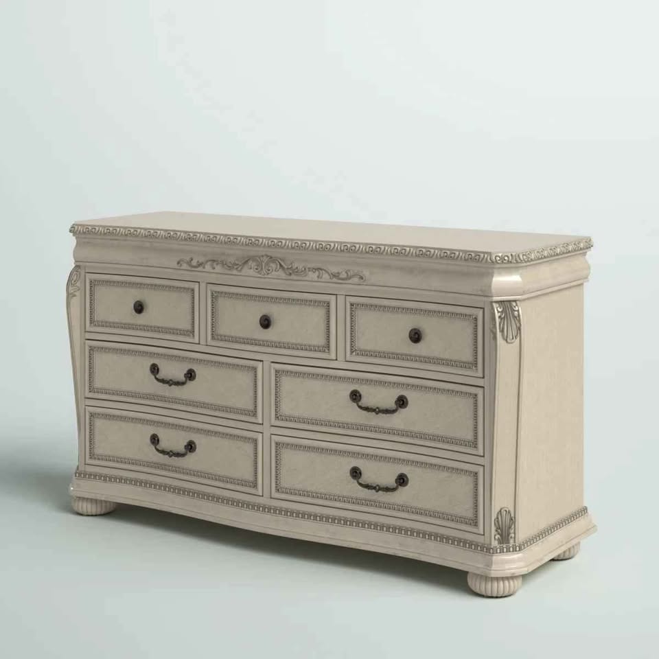 Aguon Kids 7 - Drawer Dresser ( Seashell ) - Image 4