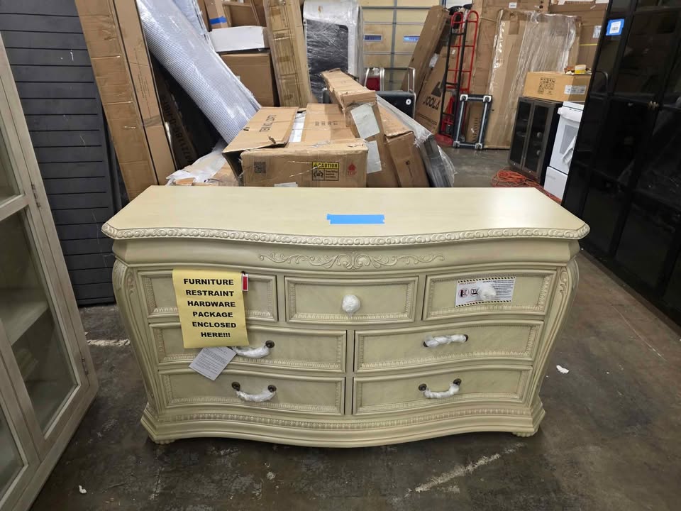 Aguon Kids 7 - Drawer Dresser ( Seashell ) - Image 6